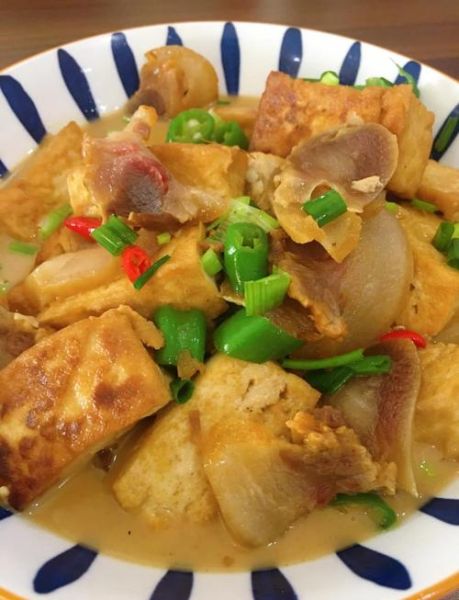 猪肉炖豆腐的家常做法_怎么做才入味