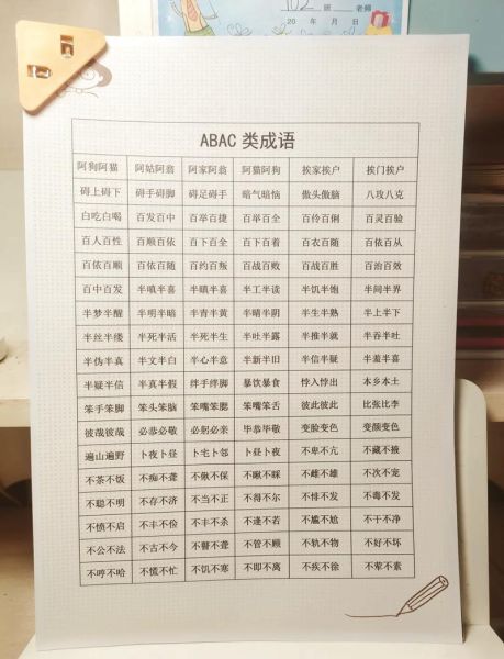 什么是AABC色彩_如何搭配AABC色彩词语