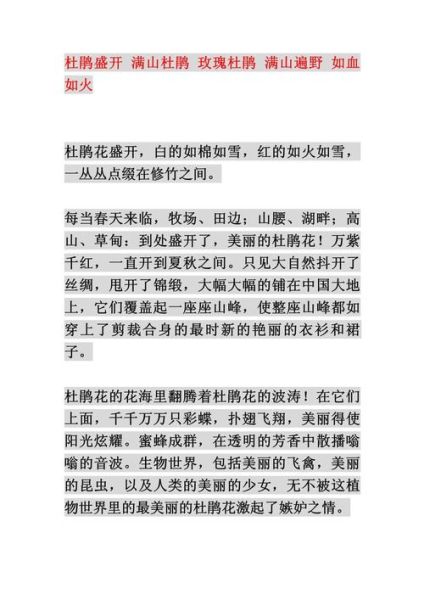 发现花的词语有哪些_如何描写花的词语