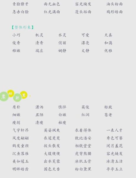 描写脸蛋的词语有哪些_如何描写人物脸蛋