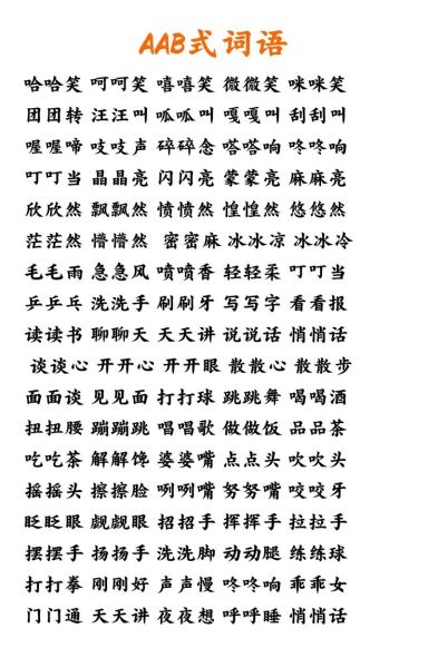 abb茂盛的词语有哪些_如何用在作文里