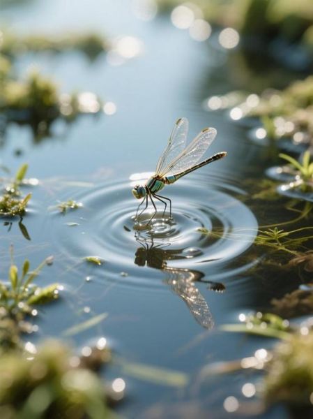 蜻蜓点水是什么意思_蜻蜓点水在爱情里暗示什么