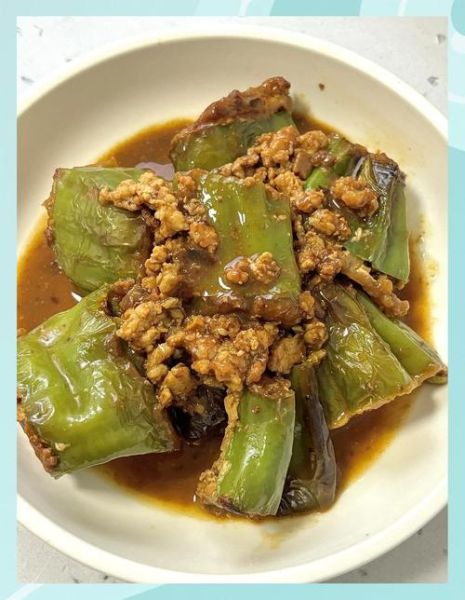 青椒塞肉怎么做_青椒酿肉的家常做法