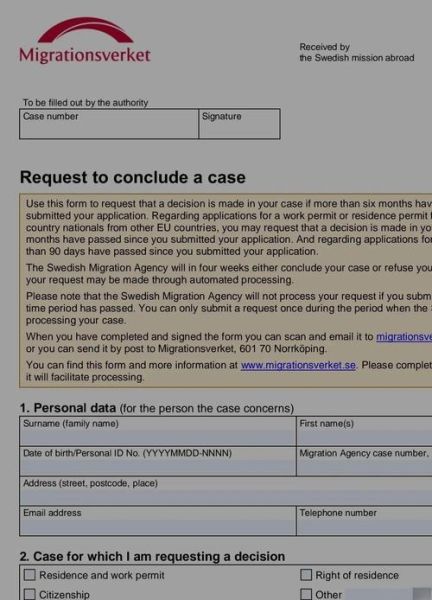 瑞典移民局官网_瑞典居留许可申请流程