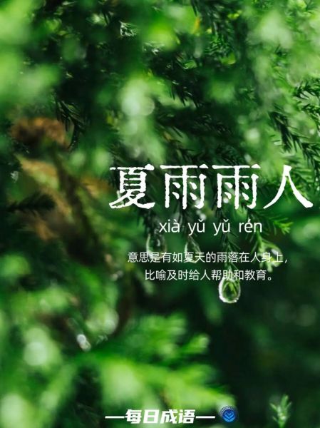 夏季的雨声词语有哪些_如何描写雨声才生动