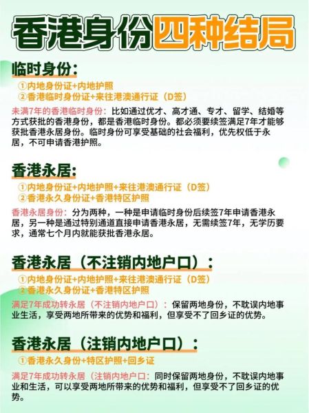 移民香港有什么优势_如何申请香港身份