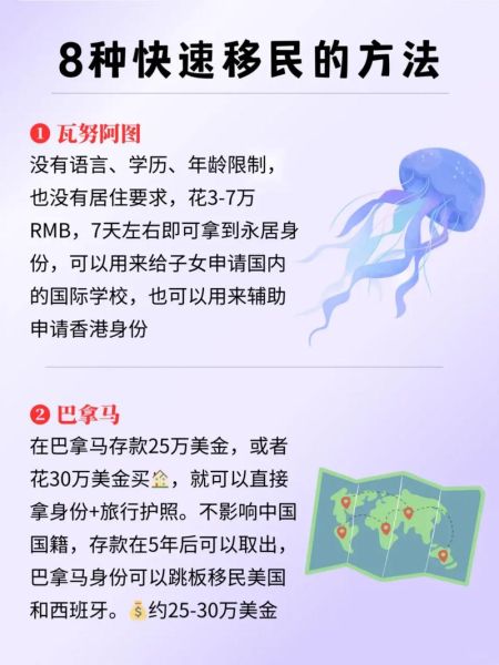 最便捷移民国家有哪些_如何快速拿身份