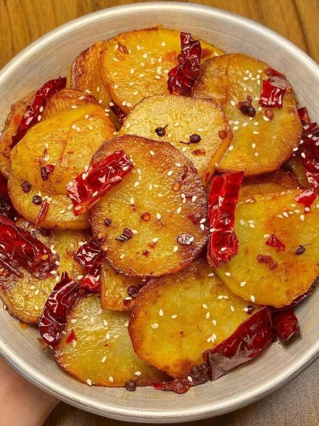 土豆片怎么炸才脆_家常土豆片做法