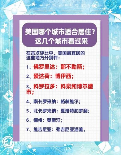 美国最适合移民的城市有哪些_如何选