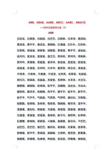 鸟的AABC词语有哪些_如何运用鸟的AABC词语