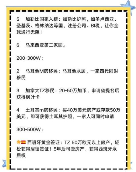 2万移民能去哪个国家_2万移民需要多少钱
