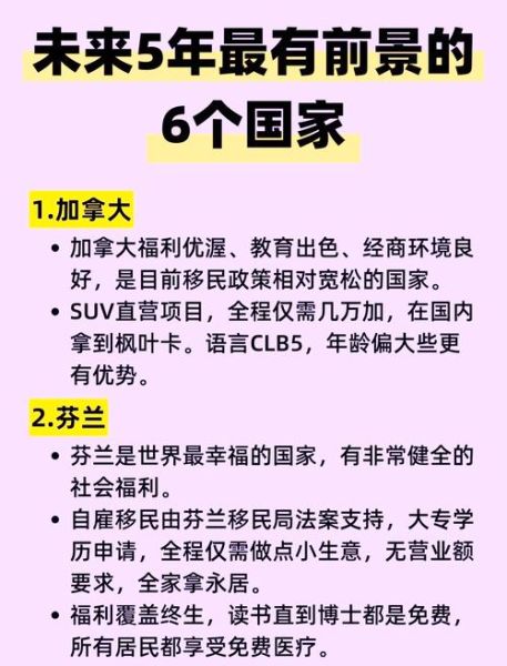 移民去哪国好_移民哪个国家性价比高