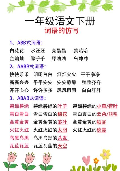 勉强仿写词语有哪些_如何快速学会