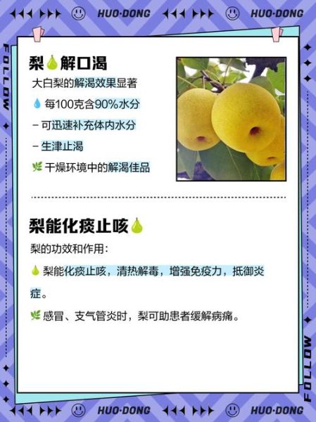 白梨的功效与作用_白梨怎么吃最润肺
