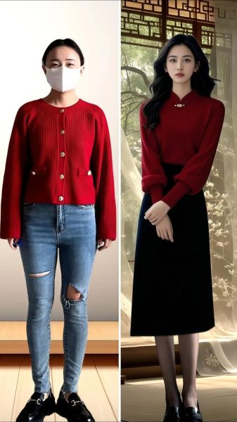 红色冬天怎么穿搭_红色冬天适合什么场合