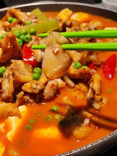 干锅牛蛙怎么做好吃_干锅牛蛙的家常做法