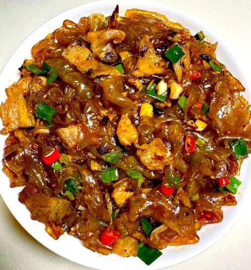 炒粉皮怎么不粘锅_家常炒粉皮做法