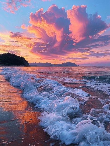 晚霞的颜色词语有哪些_如何描写晚霞颜色