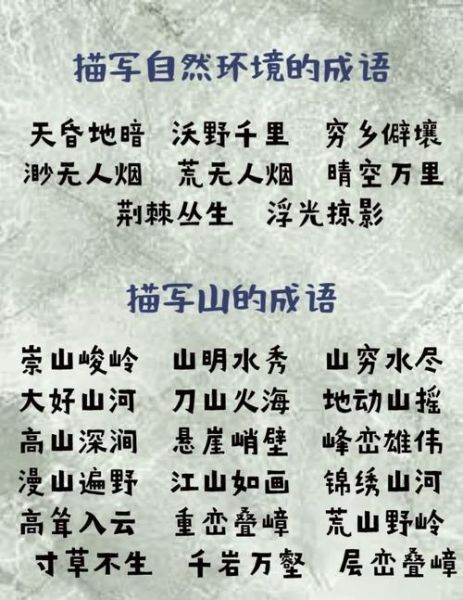 如何描写自然风光_写景词语有哪些