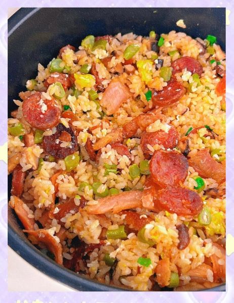 电饭煲做腊肉饭的做法_腊肉饭怎么做才香