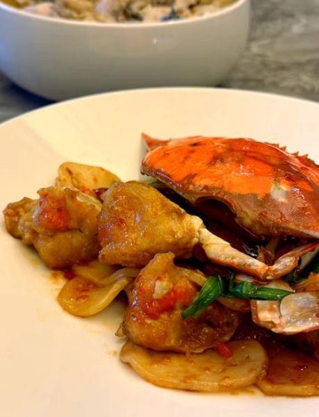 年糕炒蟹怎么做_年糕炒蟹的家常做法