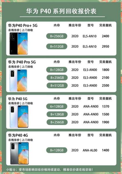华为手机售价大全_2024年最新价格表