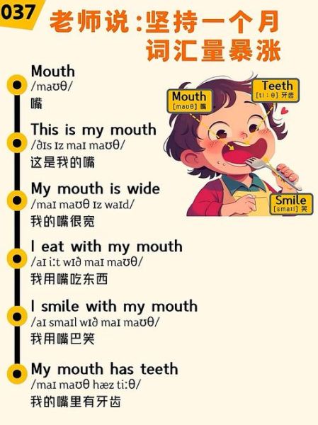 嘴部动作表达词语有哪些_如何准确使用嘴部动作词汇