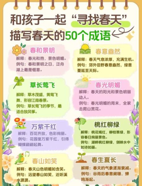 春天有哪些Aabc词语_怎么用Aabc词语写春天