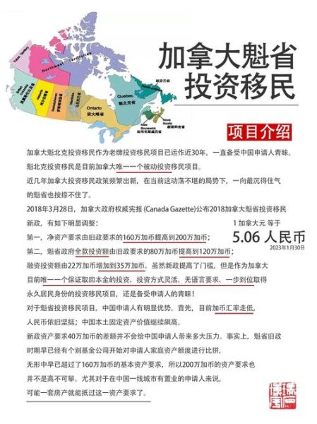 魁省投资移民论坛_申请条件有哪些