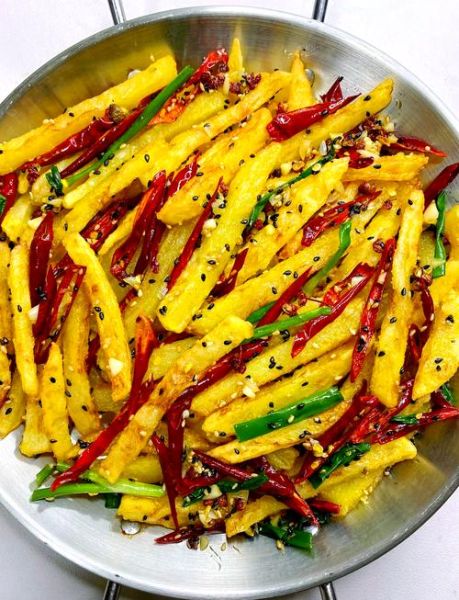 土豆条怎么炸才脆_家常土豆条做法