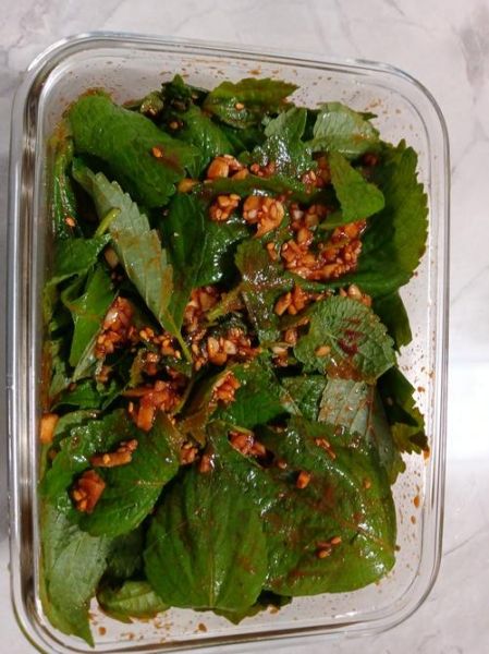 苏子叶怎么腌制好吃_苏子叶的家常做法步骤