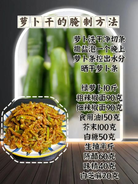 萝卜干怎么腌制_萝卜干的做法步骤