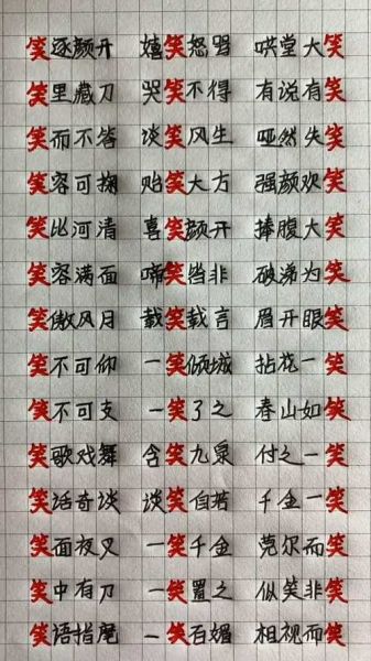 面部开心的词语有哪些_如何准确描述笑容