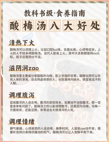 酸梅汤的做法与配方_自制酸梅汤需要哪些材料