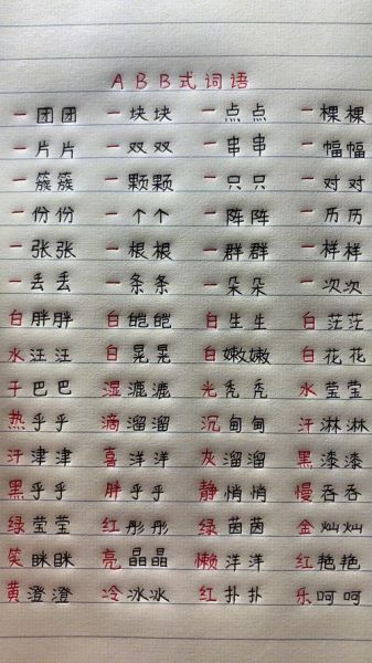 甜ABB词语有哪些_甜ABB词语怎么写
