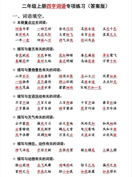 春天有哪些四字词语_春天四字词语怎么写