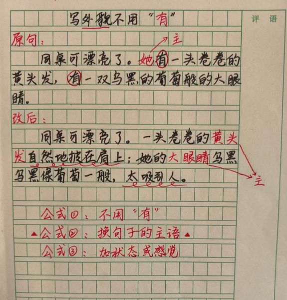 孩子写作文怎么描写脸部_小学生写人外貌技巧