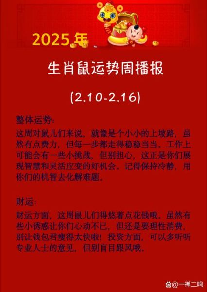 1996年出生属鼠人2025年运势_如何转运