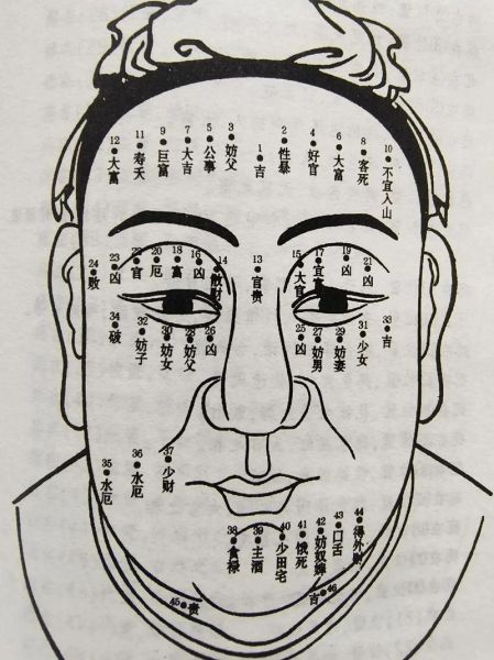 面痣财运图解_哪些痣代表富贵