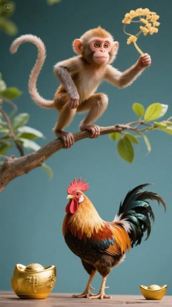 鸡和猴属相合不合_鸡猴婚配优缺点
