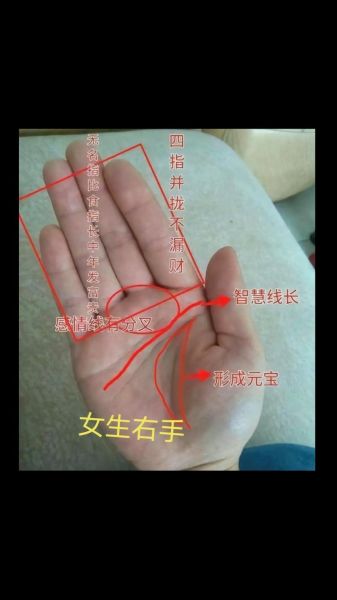 财运最好的手纹有哪些_如何看手相判断财富线