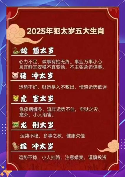 生肖运势准吗_2025年犯太岁如何化解