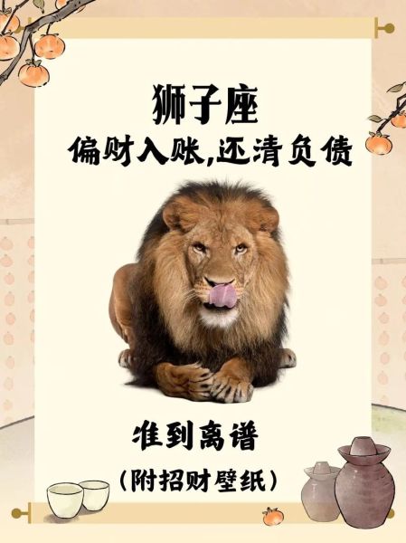狮子座今年财运如何_狮子座2024年偏财运旺吗