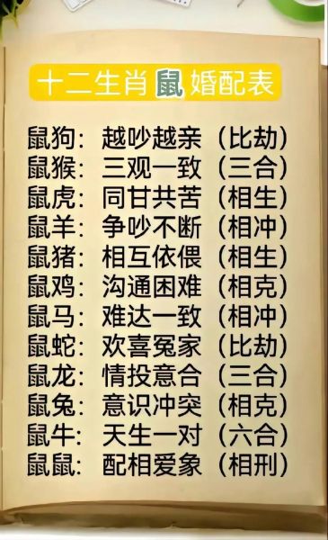 鼠女和什么属相最配_鼠女最佳婚配属相