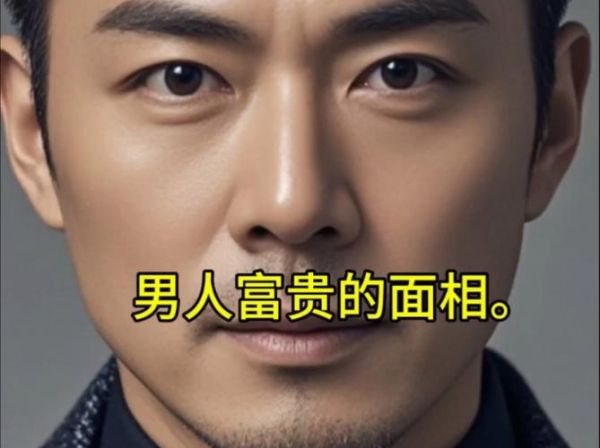 财运好的男人面相特征_哪些五官暗示富贵命