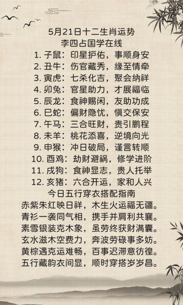 生肖运势能信吗_生肖运势准不准