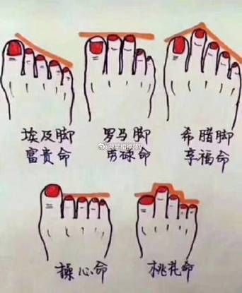 新年财运看脚型_哪种脚型最招财