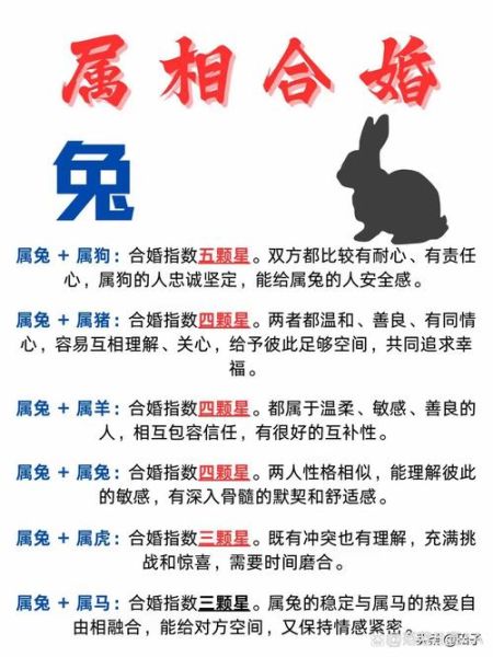 女属兔和什么属相最配_女属兔婚配禁忌