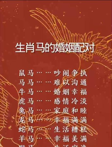马马属相婚姻如何_马马属相财运好吗