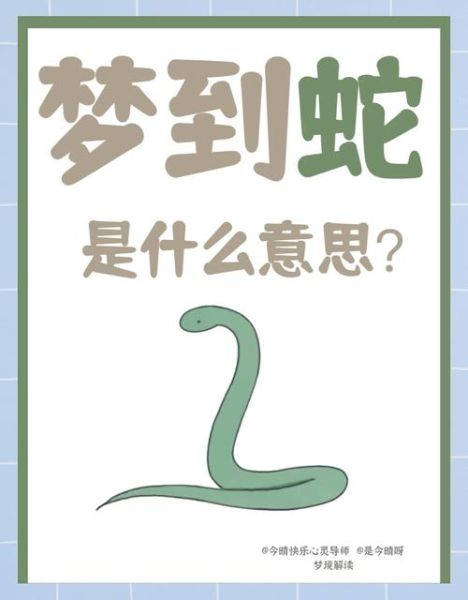 梦到蛇怎么回事_梦见蛇是什么预兆